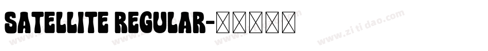 satellite Regular字体转换